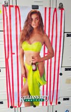 Killian's Red Beer Promo Store Poster Sexy Girl Swimsuit Pinup Vtg 1991 picture