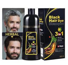 Black Hair Dye Shampoo Instant 3 in 1 +Grey Coverage picture