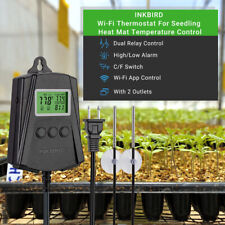 Seed Started Heat Mat Thermostat WiFi Temperature Controller Dual Probe Control picture