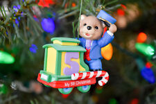 Hallmark: Child's Fifth Christmas - Child's Age Collection - Keepsake Ornament picture