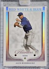 2023 Flawless Alex Rodriguez Red White & Blue Ruby Diamond Sapphire Gem /20 picture