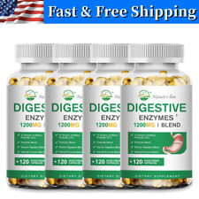 1-4x Digestive Enzymes Prebiotic & Probiotics Gas,Constipation & Bloating Relief picture