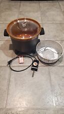 Vintage Dazey Chef's Pot DCP 6 Quart Immersible Slow Cooker Deep Fryer Steamer picture