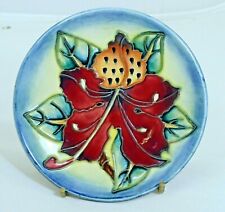 Beautiful Moorcroft Floral Pattern Coaster/Pin Dish 1999 Made in England picture
