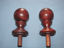 Vintage Wood Canonball Finial (2) picture