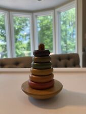 Holgate Vintage Wooden Toy Stacking Rings Roly-Poly picture