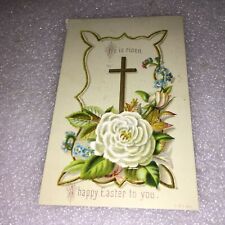 VINTAGE OB HE HAS RISEN. HAPPY EASTER TO YOU CARD picture