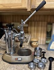 Vtg La Pavoni Eurpiccola 8 Cup Espresso Machine w Lever From Italy Italian picture