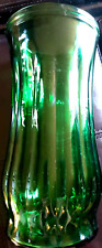 Vintage PGC Emerald Green Bubble Bud Flower Vase 9