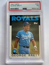 1986 Topps George Brett #300 PSA 7 HOF Kansas City Royals Baseball picture