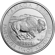 1.25 oz $8 Canadian Silver Bison Coin (Random Year) picture