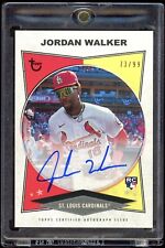 2023 Topps Brooklyn Collection Jordan Walker Rookie Autograph 73/99 picture