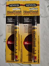 2 Pack Minwax 63484000 Wood Finish Stain Marker, Red Mahogany.  picture