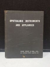 ANTIQUE 1934 JOHN WEISS LONDON ENGLAND OPHTHALMIC INSTRUMENTS APPLIANCES CATALOG picture