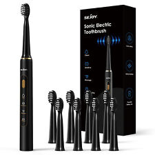 SEJOY Sonic Electric Toothbrush Rechargeable With 7 Brush Heads Power Toothbrush picture