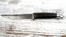 Vintage Kinfolks USA Hunting Knife Model 332S Leather Handle picture