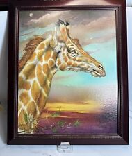 Martin Katon Signed Numbered Framed Giraffe Giclee Print picture