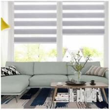 Horizontal Window Shade Blind Zebra Dual Roller Blinds Curtains,Easy to Install  picture