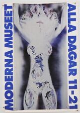 YVES KLEIN 1975 RARE ORIGINAL VINTAGE Swedish Art Exhibition Poster picture