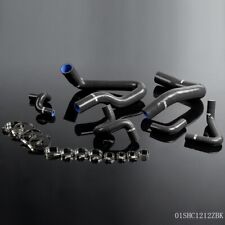 Silicone Radiator Hose Kit Black Fit For 1986 - 1993 Mustang GT LX Cobra 5.0 U picture