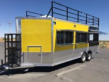 NEW 8.5 X 20 CONCESSION FOOD TRAILER TRUCK 6’ PORCH -Restaurant Catering-BBQ picture