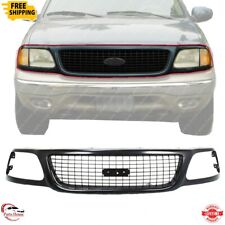 For 1999-2002 Ford Expedition New Front Grille Assembly Black Plastic FO1200378 picture