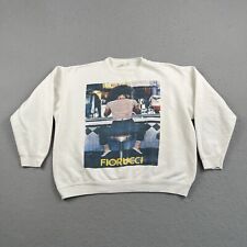 Vintage Fiorucci Italy Diner Counter Long Sleeve Crew Neck Sweatshirt Womens S picture