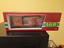 LGB 4063 G Scale DBB Double Door Boxcar #16818 With Box - Metal wheels picture