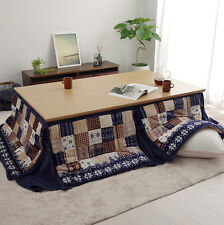 IKEHIKO Kotatsu Futon Japanese Comforter Compact Space Table Blanket Blue 2003 picture