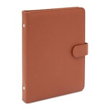 Vintage Album with Snap Fastener for 4x6 Inch Photos, 112 Capacity Brown Leather picture