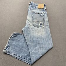 Vintage American Eagle Jeans Mens 31x30 Blue Denim Loose Baggy Grunge Preppy Y2K picture