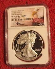 2016 w silver proof American eagle NGC PF 70 Ultra Cameo (First Releases) picture