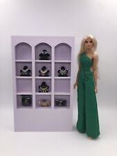 1/6 ooak Handmade Furniture Jewelry Cabinet for Fashion Royalty 12’’ Dolls picture