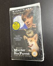 Disney's Murder She Purred (VHS, 1998, CLAMSHELL) Ricki Lake Super Rare OOP New picture
