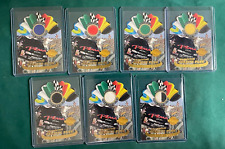 DALE EARNHARDT 1999 WHEELS FLAG CHASERS  COMPLETE 7 CARD SET NASCAR CARDS picture