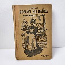 Vintage 1926 Cookbook in CZECH Language Narodni Domaci Kucharka Cesko-Americka picture