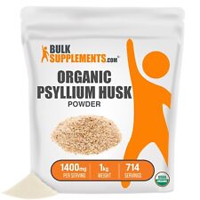 BulkSupplements Organic Psyllium Husk 1kg - 1400 mg Per Serving picture