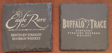 Kentucky Bourbon Trail Stone Slate Coasters Makers Pappy Elmer Eagle Rare Weller picture