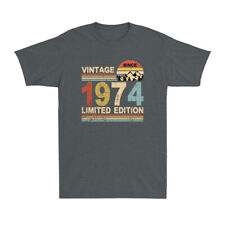 Vintage Since 1974 Limited Edition 50th Birthday Gift Vintage Men's T-Shirt picture
