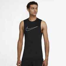 Nike Pro Dri-FIT  Slim-Fit Sleeveless Men's Top, Black, Sm picture