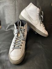 Nike Blazer Mid 77 Mens Sz 9 White Gray Sole Athletic Shoes Sneakers DV7194-100 picture