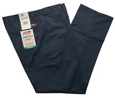 Genuine Dickies #11369 NEW Men Navy Regular Fit Comfort Waist Straight Leg Pants picture