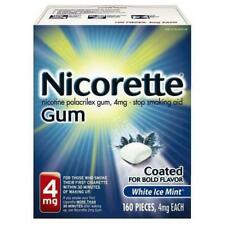Nicorette Gum 4mg White Ice Mint 160 Pieces Exp 2025 picture
