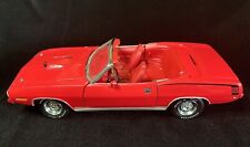 1997 Franklin Mint (1970) Plymouth Hemicuda 1:24 RARE Hot Red Color Loose (Read) picture