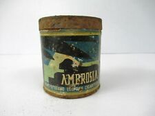 Antique Ambrosia Demy Stefano & Co. Egyptian Cigarettes Advertising Tin Box 