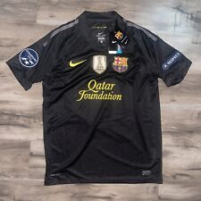fc barcelona jersey 2011 2012 shirt messi away black champions league model picture