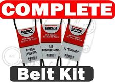 Drive Belt Kit fits Acura Integra GSR 1994-2001 3PC AC/Power Steering Alternator picture