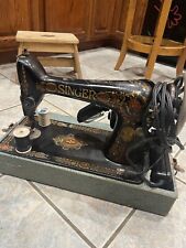 Singer Sewing Machine with Case, Working Antique/ Vintage  Portable Electric picture