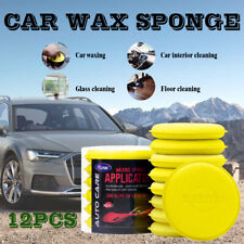 Car Waxing Polishing Foam Sponge Waxing Applicator Super Soft Cleaning Pad 12Pcs picture