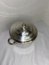 Vintage E.P.C.A. By Poole Silver Co. 3600 Ice Bucket w/Ceramic Insert picture